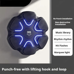 Intelligent Bluetooth music boxing wall target fitness exercise training equipment, children's and adult boxing machines