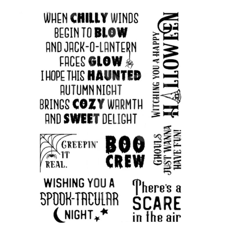 Description Picture 5 of item2025 September New Little Witch Spookyville Transparent Stamps for DIY Scrapbooking Handmade Photo Album Decoration Halloween