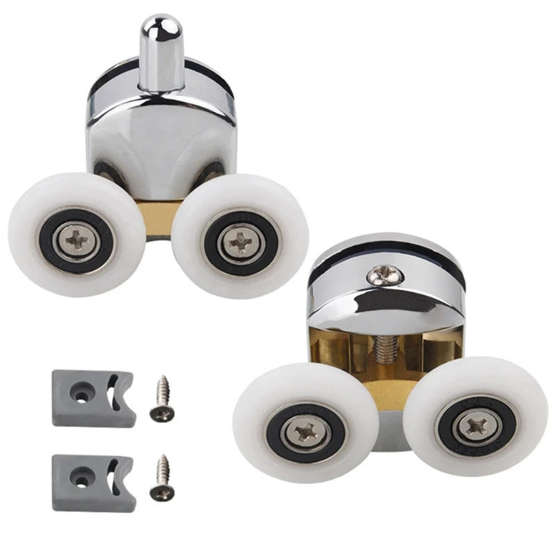 Description Picture 5 of itemSliding Door Upper Bottom Rollers Pulley Runner for Shower Cabin Room