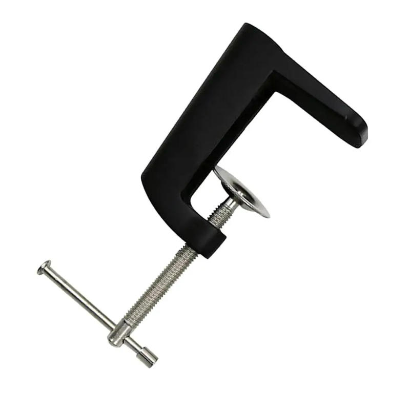 Description Picture 4 of itemReplacement Clamp for Base Swing Arm Lamps Mounting Bracket Clamp Black