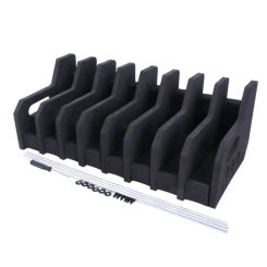 652D Light weights Handgun Display Stand 8 Slot EVA Foams Handgun Rack Universal Protective Holsters Shooting Part