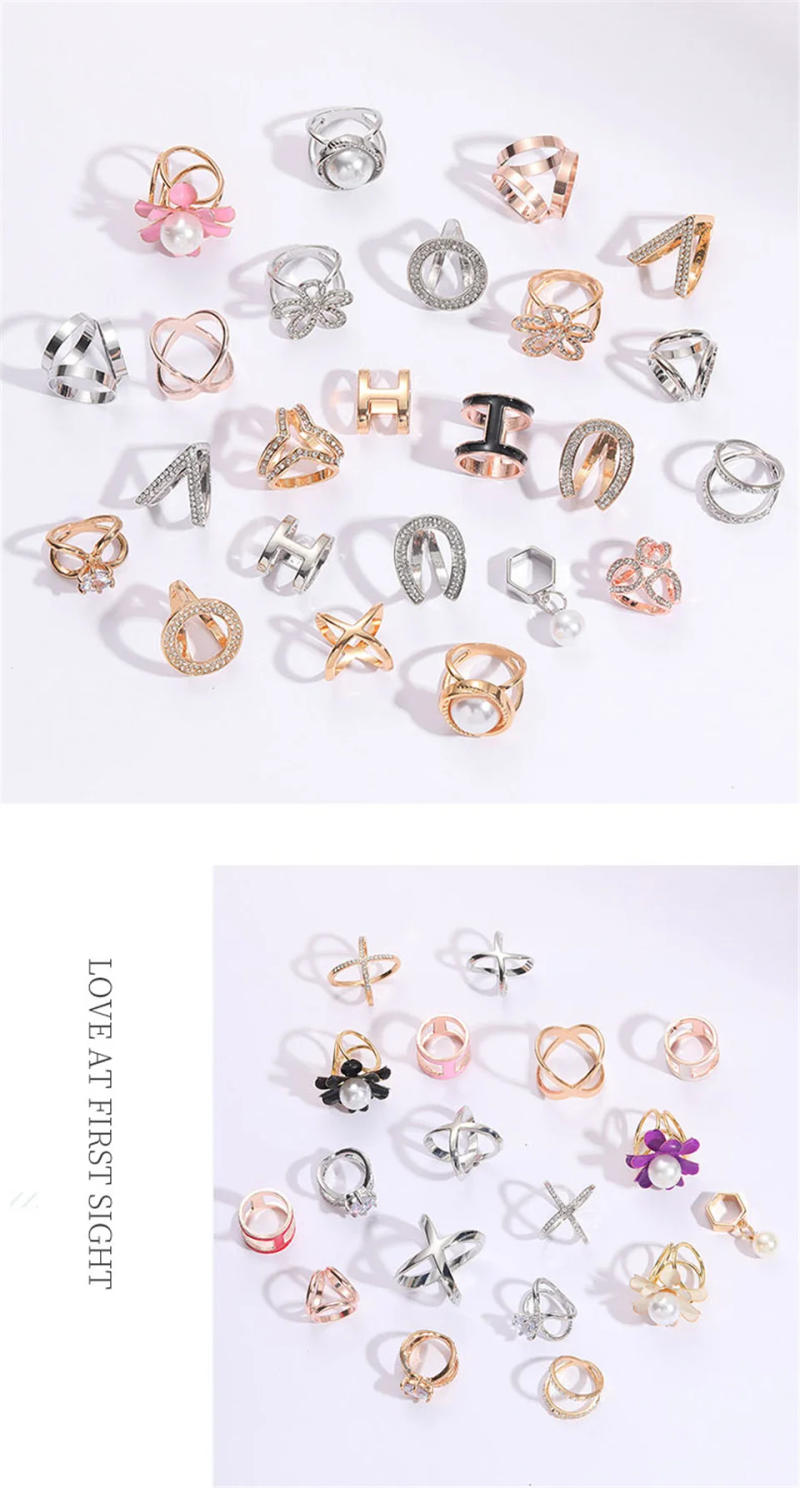 Description Picture 4 of itemCamellia Silk Scarf Buckle Pin Women Coat Belt Buckles Shawl Ring Clip Scarves Fastener Brooches Clothing Corner Knotted Buttons