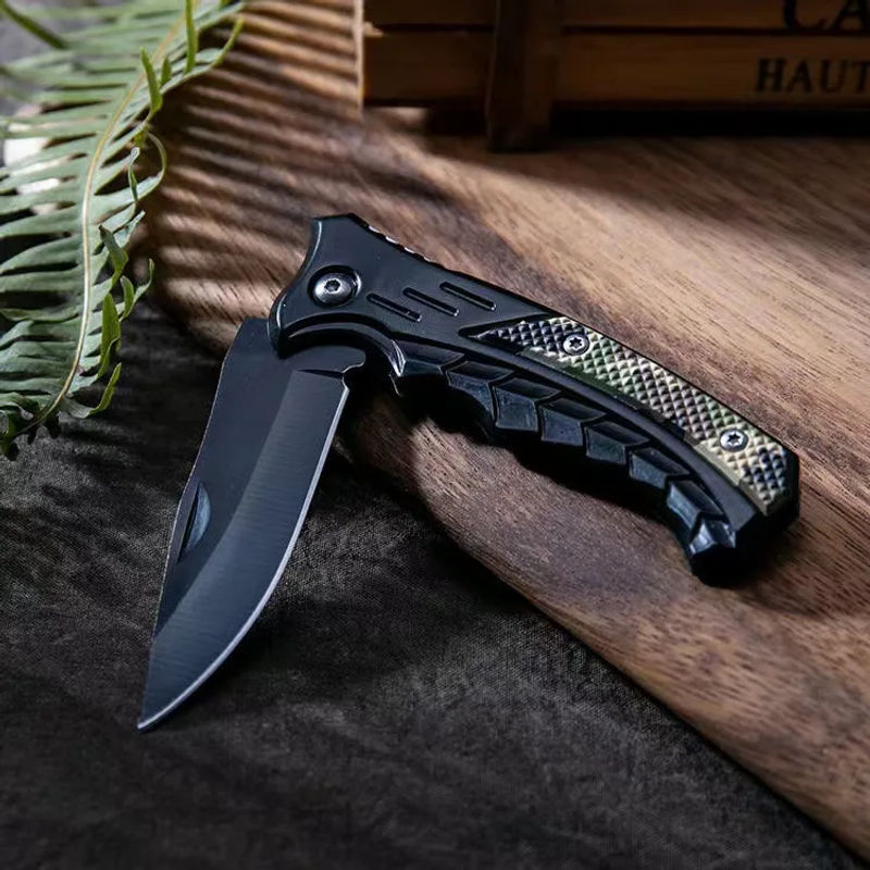 Description Picture 5 of itemStainless Steel Outdoor Camping Survival Knife Stainless Steel Folding Knife Multifunctional Pocket Knives EDC Knives Cutter