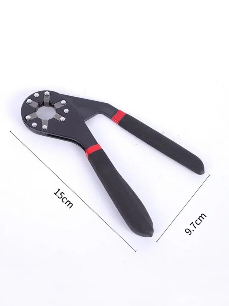 Description Picture 4 of itemUniversal Wrench Multifunctional Adjustable 6/8 Inch Spanner Can Be Clamped Socket Hexagonal Plumber Hand Repair Tools