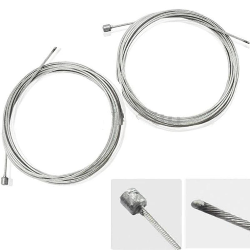 Description Picture 3 of item10pcs 2M MTB Bicycle Brake Line Road Bike Core Inner Wire Bicycle Speed Line Fixed Gear Shifter Gear Brake Cable Set Bike Parts
