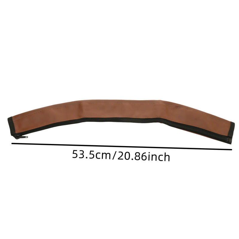 Description Picture 4 of itemBaby Stroller Leather Handle Covers Trolley Armrest Protective Case Baby Cart Zipper Protector Cover Pushchair Accessories NEW