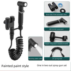 Handheld Bidet Sprayer Toilet Bidet Toilet Sprayer Set Spray Water Bathroom Shower Toilet sprinkle gun Angle Valve Accessories