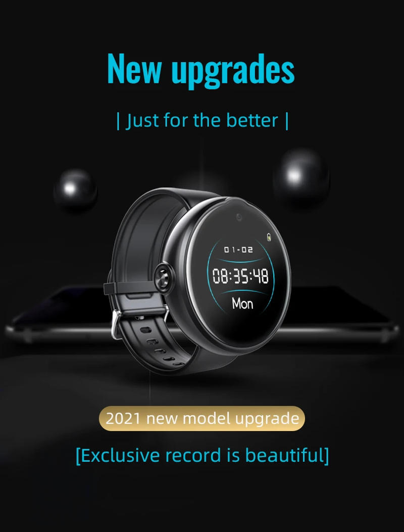 Description Picture 6 of item4-256GB 3in1 Mini Camera Smart Watch DV DVR Video Audio Voice Recorder HD 720P Micro Wristwatch Camcorder Sport Cam SmartWatch