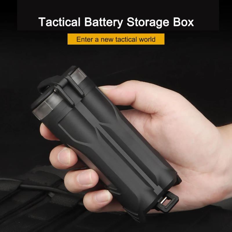 Description Picture 6 of itemTactical Molle Battery Storage Box Waterproof Outdoor Tool Mini Case for CR123/AAA/AA Cs Army Military Pouches