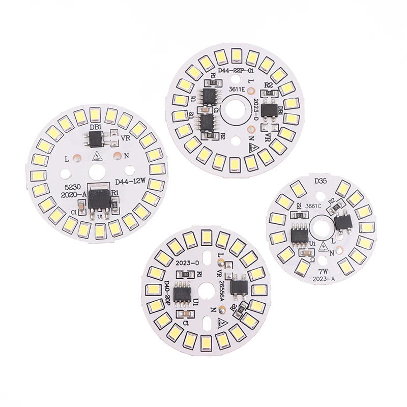 Description Picture 4 of itemBulb Light AC 220V Downlight Chip Spotlight LED Bulb Patch Lamp SMD Plate Circular Module Light Source Plate