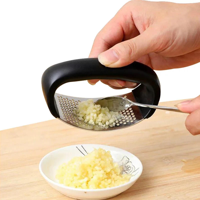 Description Picture 5 of itemStainless Steel Garlic Press - Manual Kitchen Tool for Mincing Chopping Garlic, Fruits & Vegetables