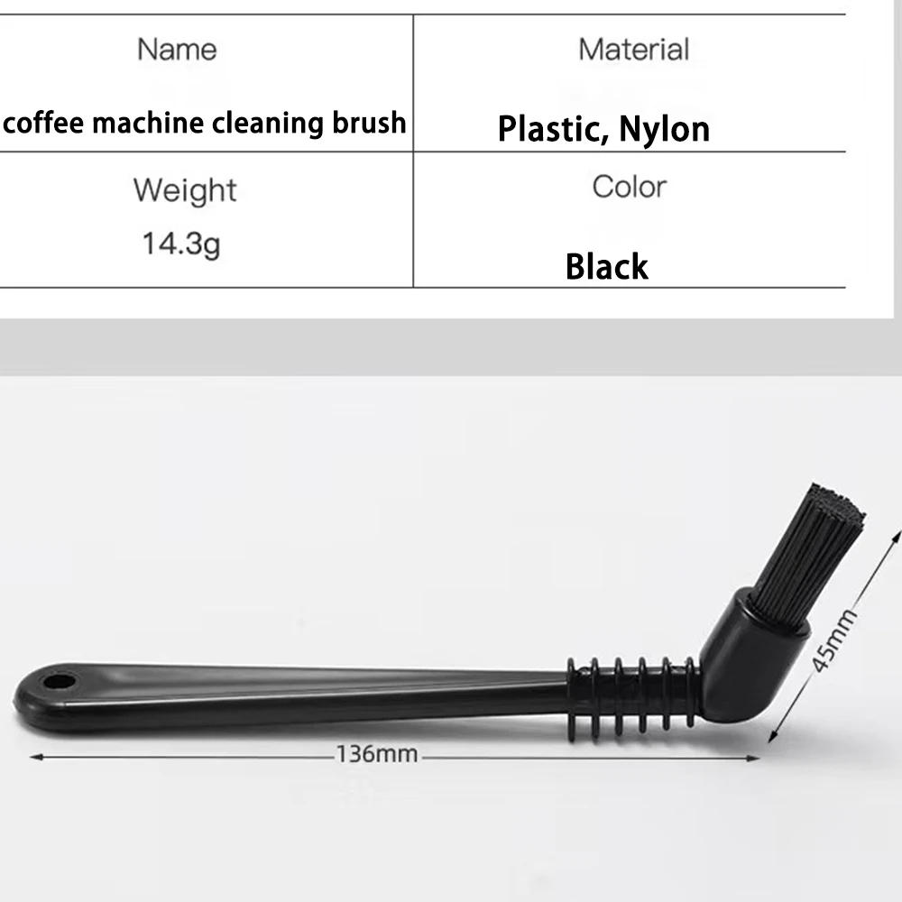 Description Picture 2 of itemCoffee Machine Cleaning Brush Soft Hair Plastic Brush Grinder Cleaning Brush Bar Double Head Brewing Head Cleaning Brush