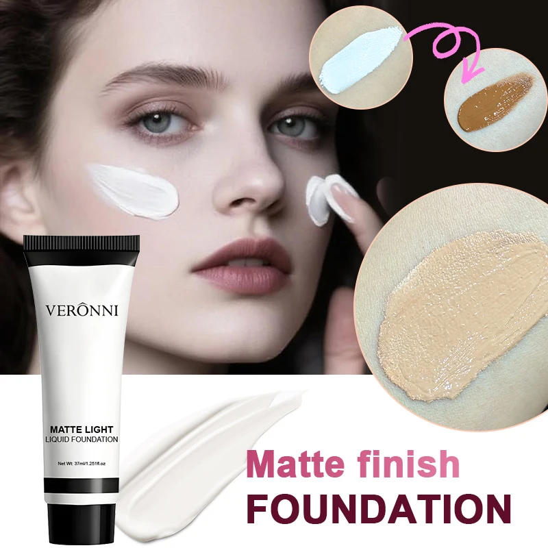 Description Picture 4 of item1/2pcs Mixable Pure White Foundation Adjuster Liquid,Foundation Lighten & Brighten Adjuster White Matte Makeup For All Skin Type