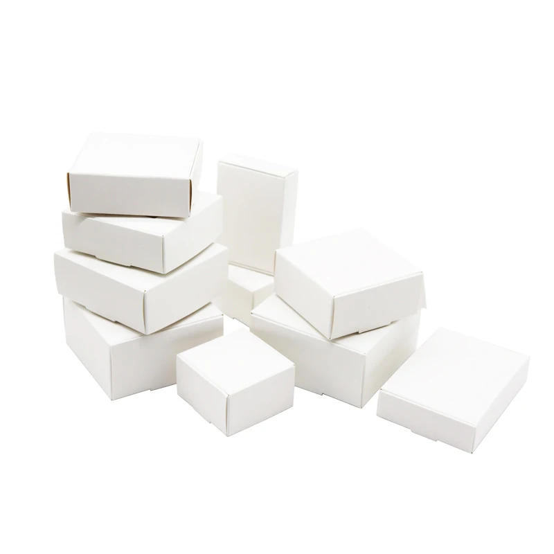 Description Picture 4 of item10pcs Multi Size Cute Square Kraft Packaging Box Wedding Party Favor Supplies Handmade Soap Chocolate Candy Gift Box