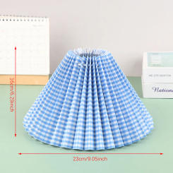 1 PCS 4 Colors Solid Print Adjustable Pleated Fabric Replacement Lamp Shade Table Standing Floor Light Decorating Cover