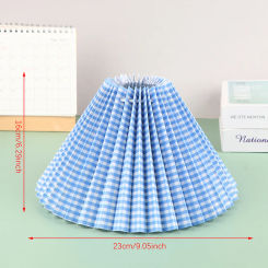 1 PCS 4 Colors Solid Print Adjustable Pleated Fabric Replacement Lamp Shade Table Standing Floor Light Decorating Cover