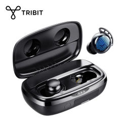 Tribit FlyBuds 3 TWS Bluetooth Earphones IPX8 Waterproof 100 Hours Playtime Wilreless Headphones Touch Control Built-in Mic
