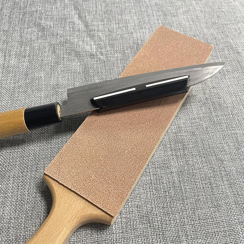 Description Picture 6 of itemDouble-side Knife Polishing Sharpener Sharpening Stone Leather Honing Strop Compound Green Abrasive Paste Polishing Wax Paste