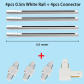 431 Set White rails