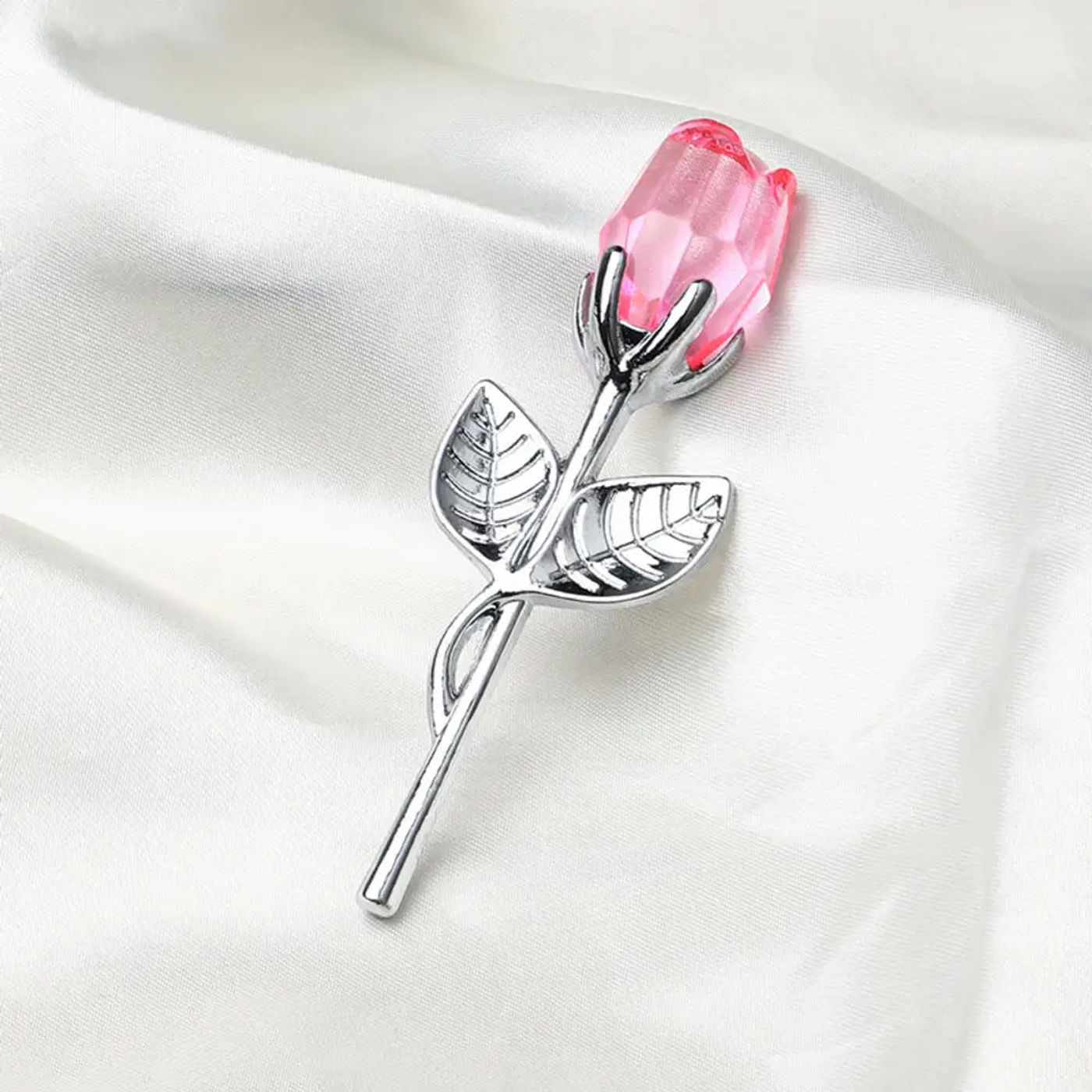 Description Picture 4 of item10color Crystal Glass Rose Flower Figurines Craft Artificial Flower With Box Valentine'S Day Wedding Favors Lovers Gift Souvenir