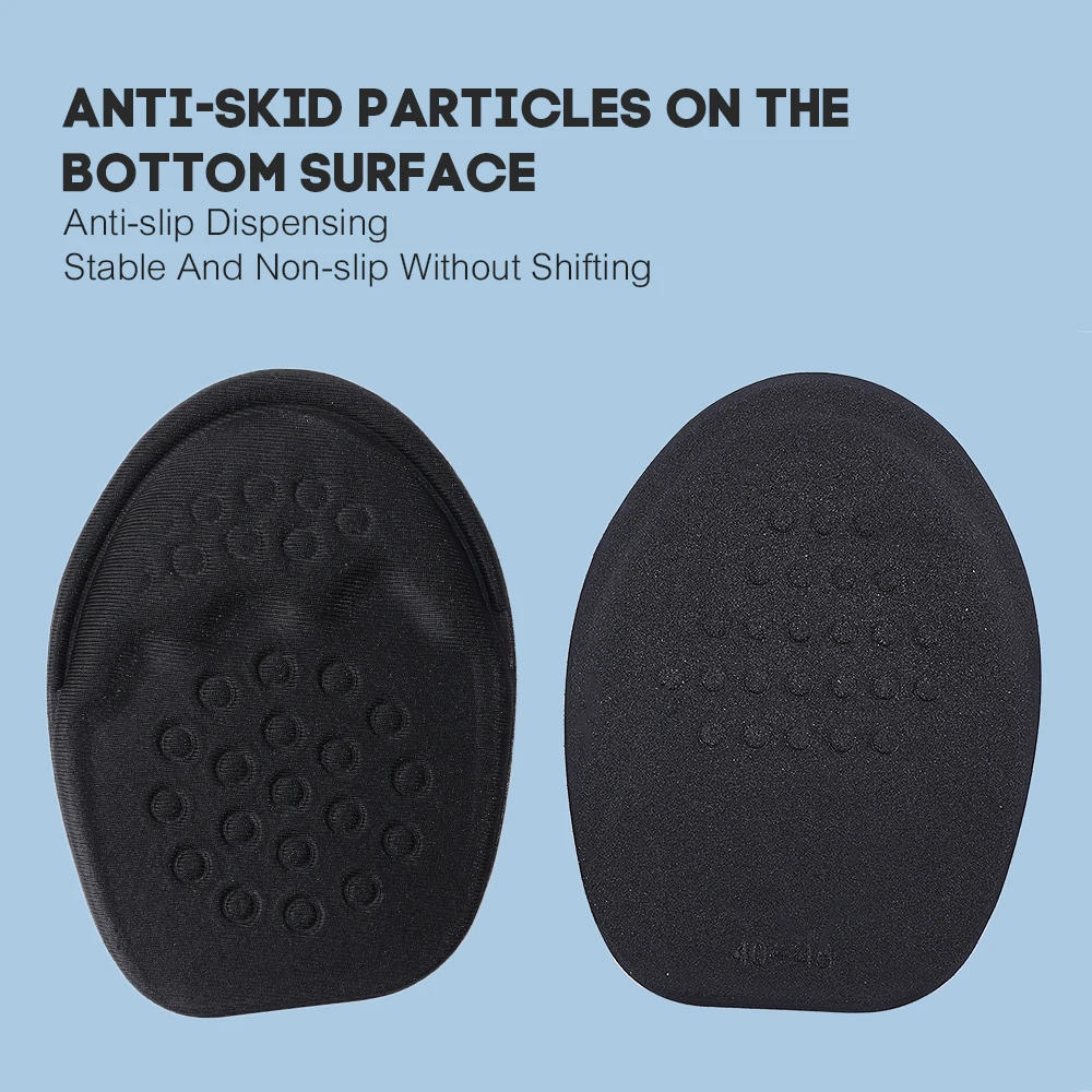 Description Picture 6 of itemWomen Men Pain Relief Forefoot Insert Half Insoles Non-slip Sole Shoe Cushion Reduce Padded Front Foot Pads for Shoes Inserts