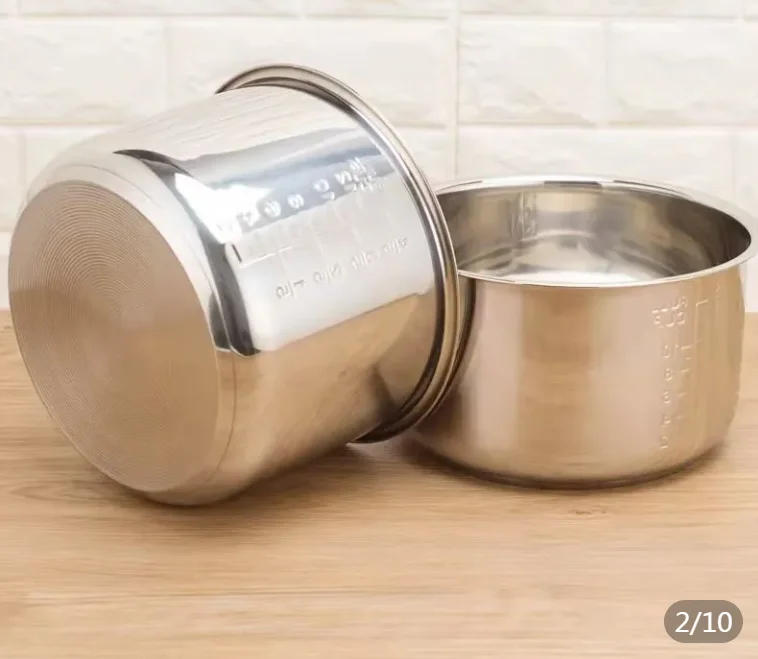 Description Picture 4 of itemElectric pressure cooker liner stainless steel 304 non-stick pan universal old-fashioned rice cooker lining