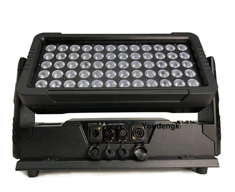Description Picture 5 of item4pcs with roadcase IP65 bright 60*10w rgbw 4in1 outdoor wall washer light waterproof dmx stage led strobe wall wash light