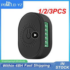 1/2/3PCS Tuya Mini WiFi Smart LED Dimmer Switch Light Module SmartLife App Remote Control 220V Wall Lamp On Off For Alexa