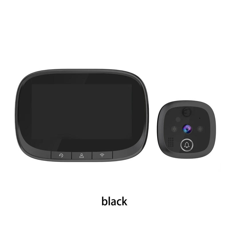 Description Picture 3 of itemVideo Doorbell Door Viewer Security Device Convenience Wireless Doorbells Handily Install Smart Home Supplies Black