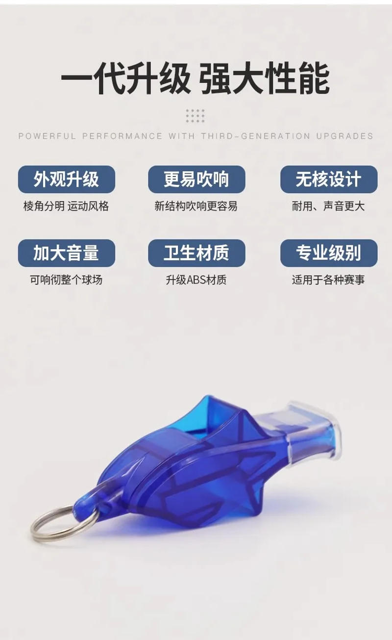 Description Picture 6 of itemHigh Quality Sports Whistle Big Sound Non-Nuclear Wild Lifeguard Whistle Professional Soccer Basketball Referee Whistle