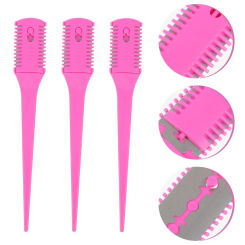 Portable DIY Antistatic Weaving Styling Tools Long Handle Haircut Comb Cutting Brush Pointy-tail Comb Hairdressing