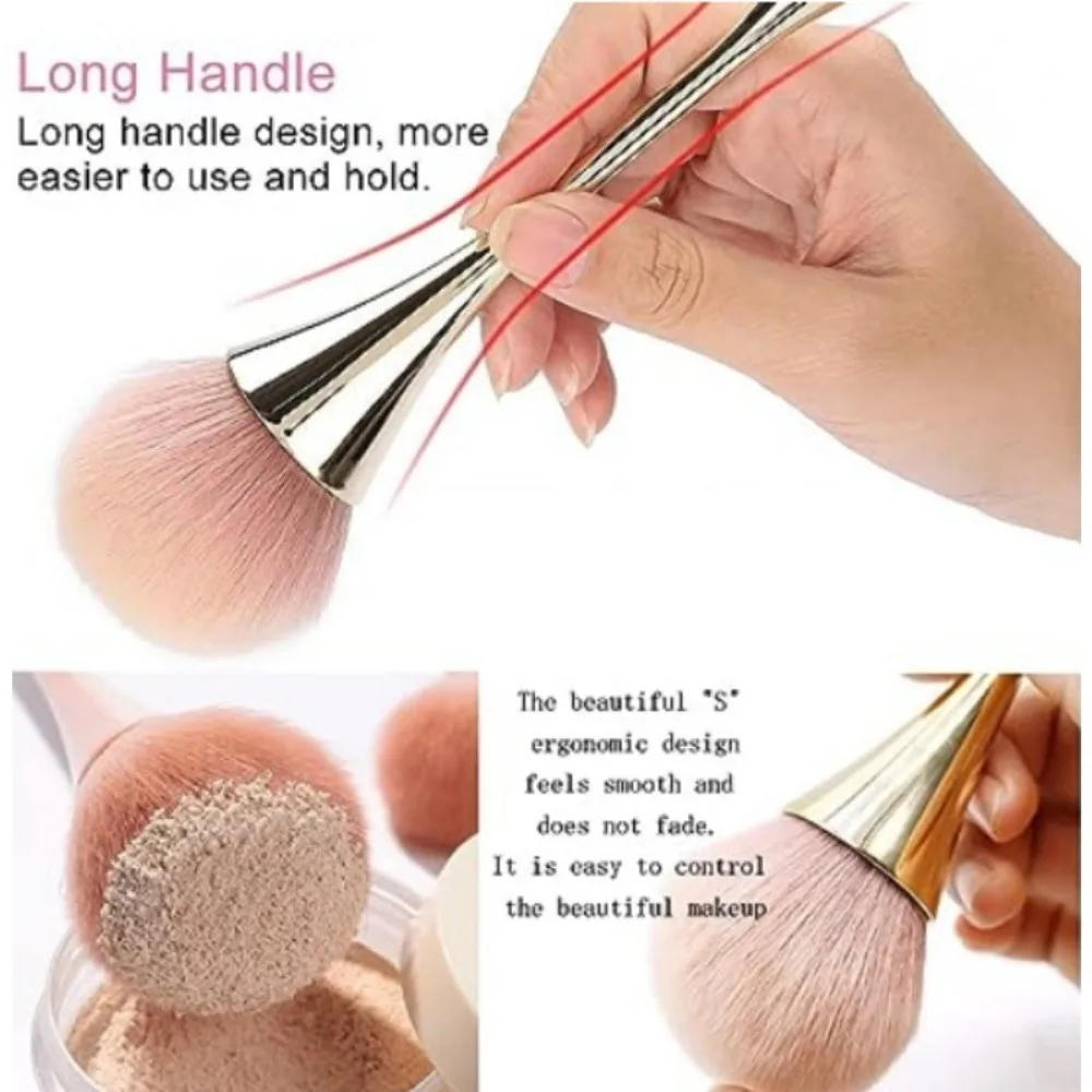 Description Picture 5 of itemNail Dust Remove Clean Brush Manicure Beauty Brush Blush Powder Nylon Brushes Fashion Gel Nail Accessory Design Material Tool