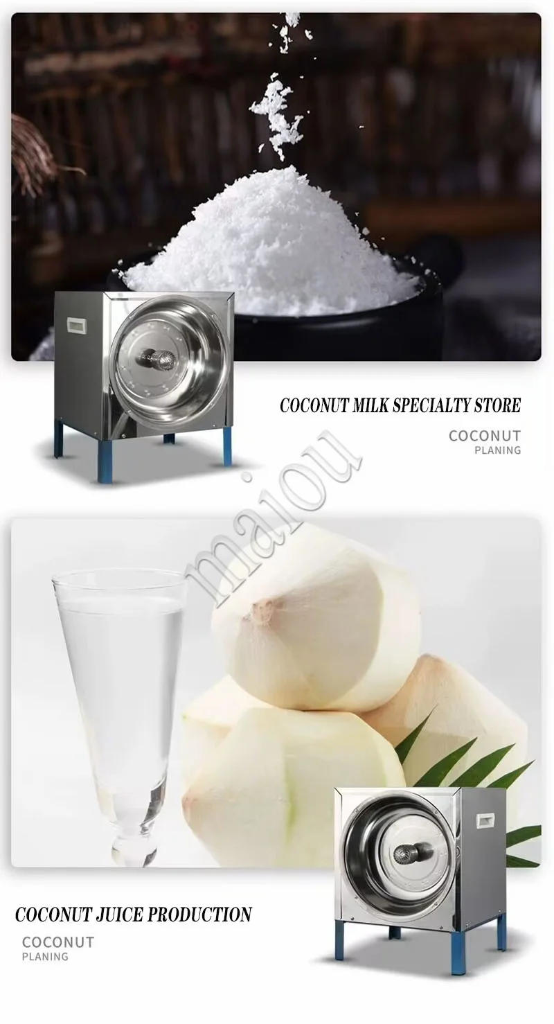 Description Picture 4 of item220v Electric Coconut Processing Machine Commercial Automatic Coconut Grater Grinder Shredder