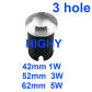 3 hole  10PCS