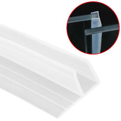 2M Glass Door Seal Strip Bathroom Shower Screen Door Sealing Strip Weather Stripping Water Blocking Strips