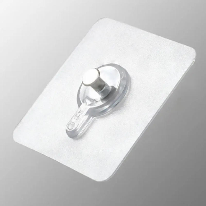 Description Picture 6 of item10Pcs Self Adhesive Hooks Hanging Holder Shelf Hook For Kitchen Bathroom Wall Storage Rack Fixing Stickers Gadgets