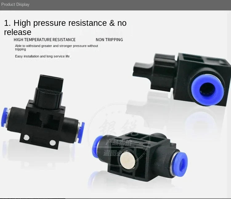 Description Picture 3 of item1PC Pneumatic Fitting Pipe Connector Tube Air Quick Fittings Push In Hose Couping  PU PY PM Hose Connector 4/6/8/10/12/14/16mm