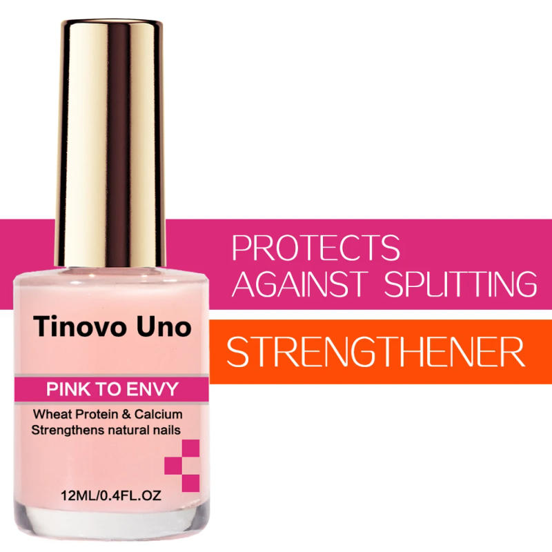 Description Picture 5 of itemTinovo Uno Pink to Envy Nail Strengthener Protein Calcium Natural Nail Polish Keratin Base Growth Liquid for Thin Brittle Nails