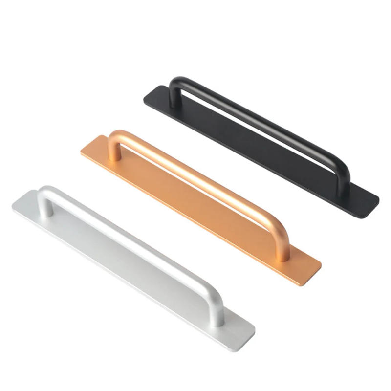 Description Picture 2 of itemBarn Door Pull Push Plate Heavy Duty Gate Handle Sliding Wood Door Handle Furniture Hardware Cabinet Cupboard 31/33/35mm