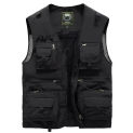 Men's Outdoor Summer Work Vest Spring Multi-pockets Tactical Waistcoat Large Size S-6XL Man Hiking Fishing Sleeveless Jackets