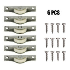 Roller Wheel Pulley For Kitchen For Door Accessories Metal Bracket Replacement Plastic+stainless Steel 2022 New