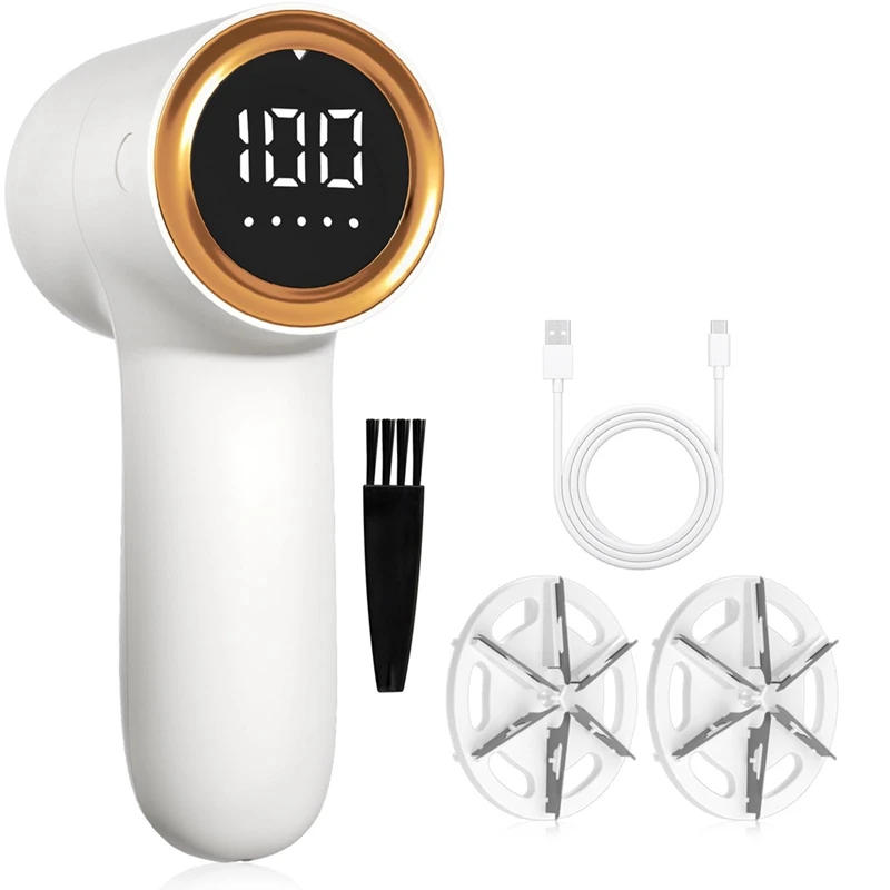 Description Picture 4 of itemFabric Shaver, Lint Remover For Clothes With LED Display, USB Rechargeable Debobbler, Lints Shaver Defuzzer Easy Install