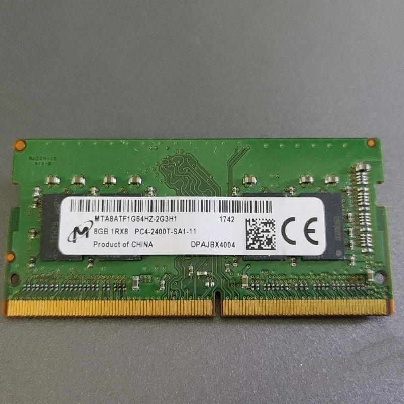 Description Picture 4 of itemMicron RAMS DDR4 8GB 2400MHz Laptop Memory DDR4 8GB 1RX8 PC4-2400T-SA1/SA2-11 SODIMM 1.2V