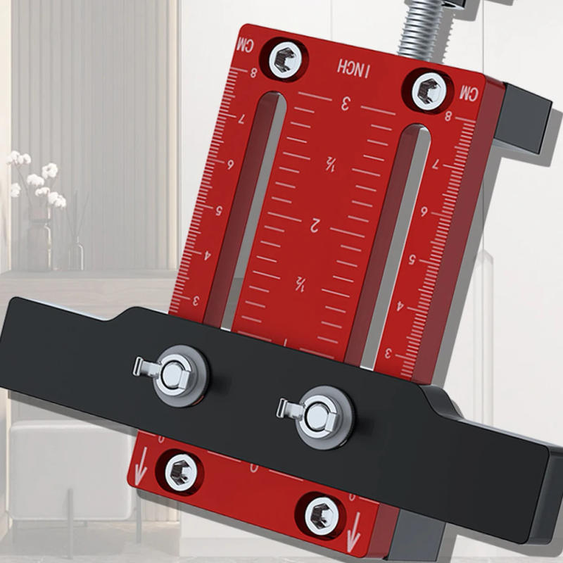 Description Picture 2 of itemCabinet Door Positioning Tool Cabinet Door Mounting Jig, with Support Arm&Clamp, Aluminum Alloy Body Tool for Installing Cabinet