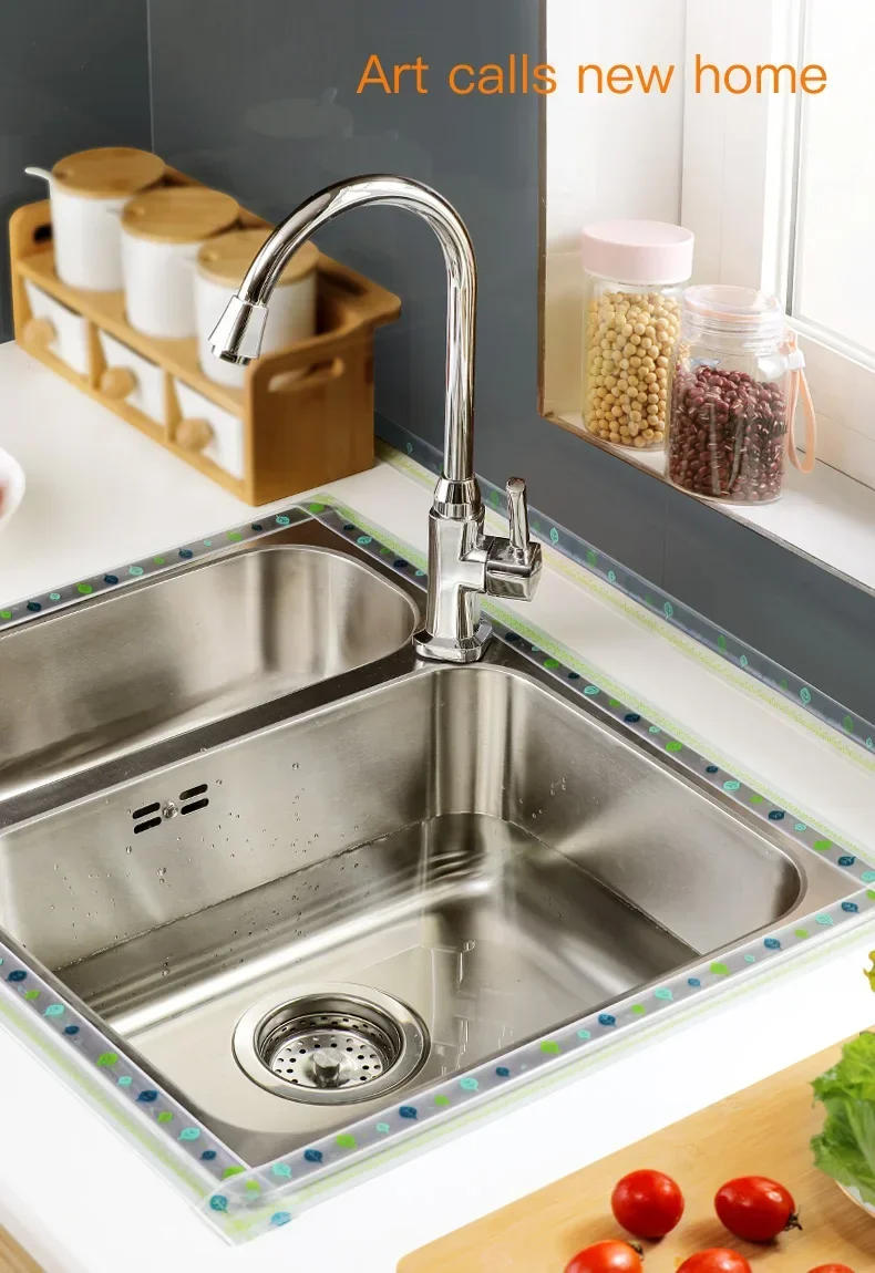 Description Picture 5 of itemShower Bath Sealing Strip Tape Caulk Strip Self Adhesive Waterproof Wall Sticker Sink Edge Tape for Bathroom Kitchen Accessories