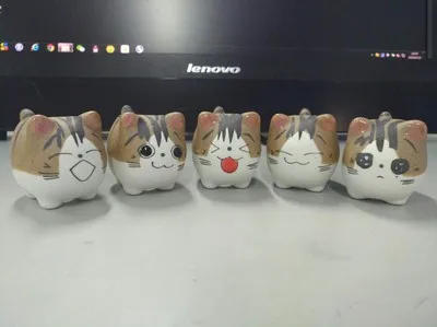 Description Picture 6 of itemBalcony Decor GiftCute Mini Cat Ceramic Flower Pot Small Cartoon Planter Bonsai Cactus  Home Garden Desktop Succulent Plants
