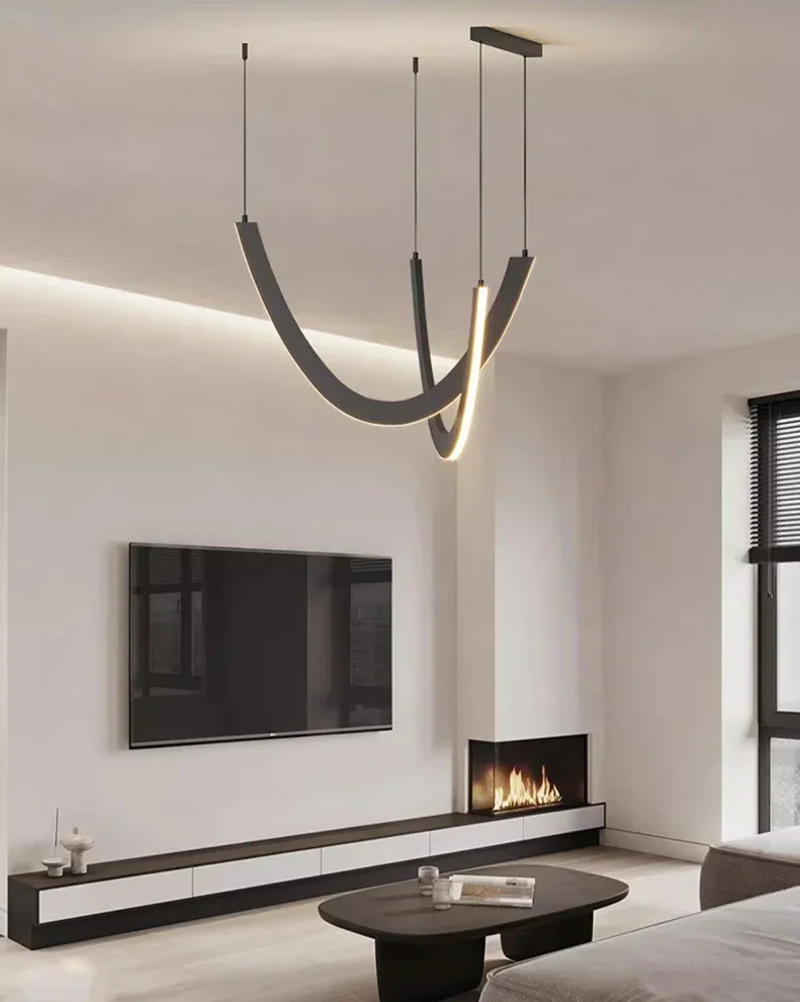 Description Picture 2 of itemModern LED Lights Pendant Light Lamps Home Decor Living Room Chandeliers for Dining Room Hanging Light Indoor Lighting