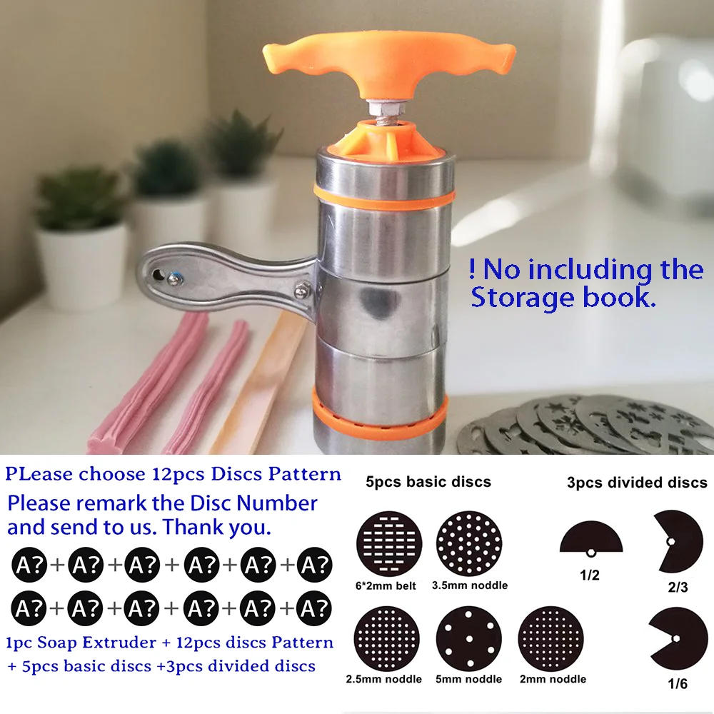 Description Picture 5 of itemSoap Extruder Disks Stainless Steel Soap Maker Kit SET 37 Discs for Handmade Soap Design DIY Sculpture Making Tool Supplies