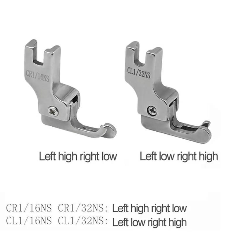 Description Picture 4 of itemCompensating Feet Narrow Type For Knitt and Thin Materials Zipper Presser Feet Sewing Machine Left/Right Edge Guide Presser Foot