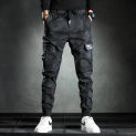 Men's Camouflage Casual Drawstring Cargo Pants New Slim Fit Fashion Elastic Waist Fashion Leggings Sweatpants